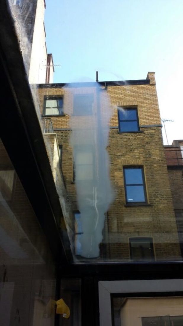 glass roof before