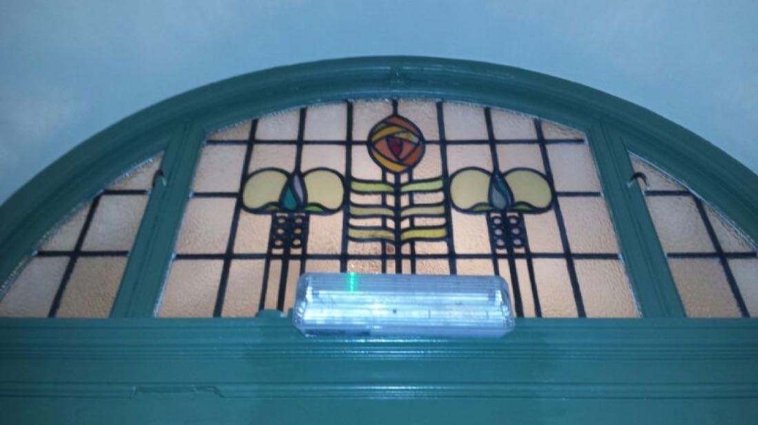 fanlight after refurbishment